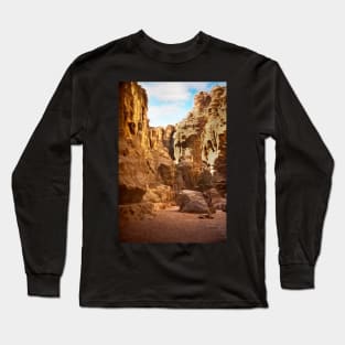 The Road Into Petra Long Sleeve T-Shirt